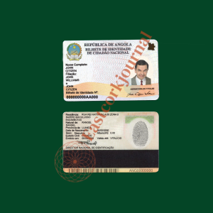 Angola ID Card Editable Template High Quality PSD Format