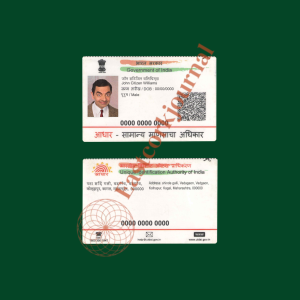 India ID Card Editable Template High Quality PSD Format